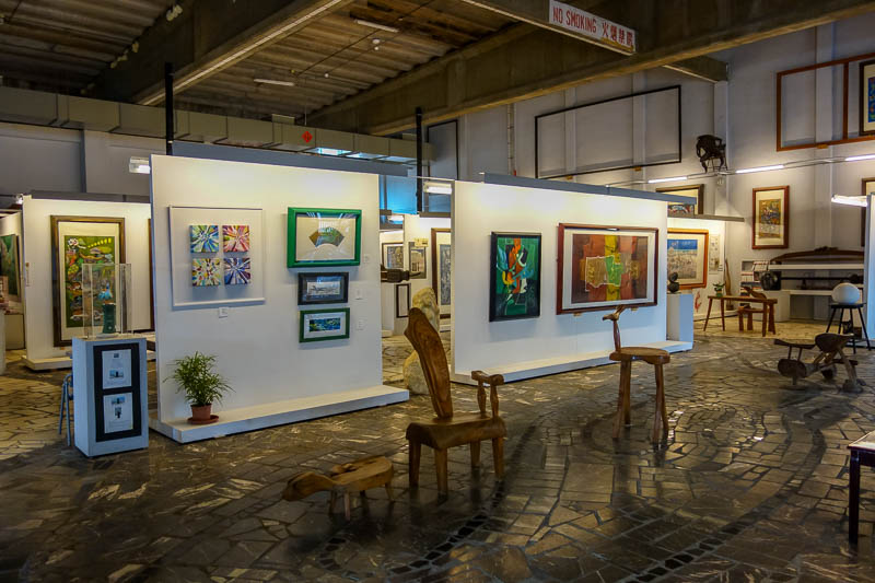 A full lap of Taiwan in March 2017 - Along the wharves are a number of cafes and art galleries. This seems to be the case with port areas globally.