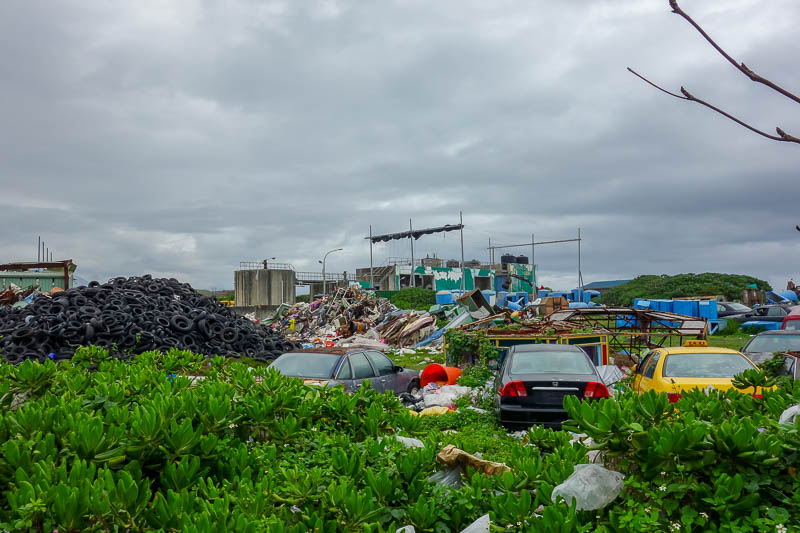 A full lap of Taiwan in March 2017 - Next up was the highlight for me, the rubbish dump! It is listed as an environmental park, and also recycling centre. I think they were right, because