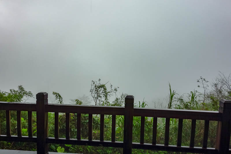 Taiwan-Hualien-Hiking-Rain-Zuocang - The view from the top, definitely in cloud now.