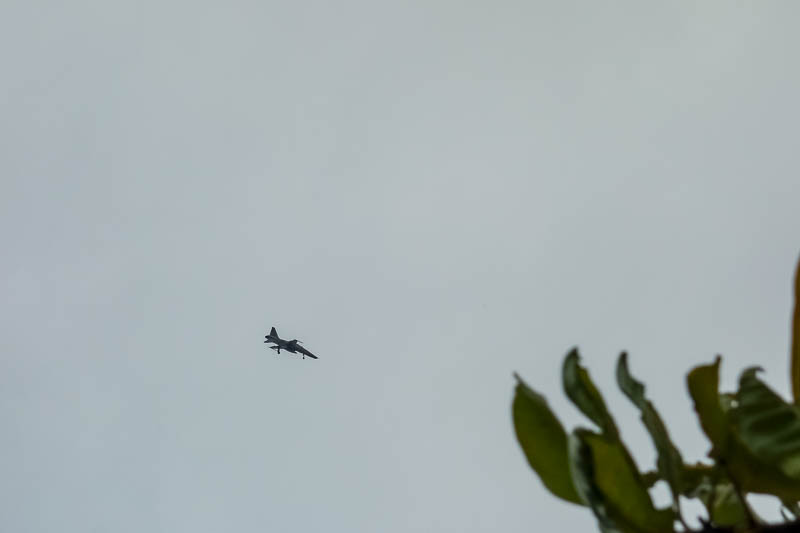 Taiwan-Hualien-Taitung-Train - The fighter jets were particularly active in Hualien this morning. My ability to photograph them was not great, here is the best I could do. A fantast