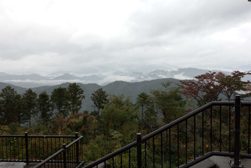 Japan-Tokyo-Hiking-Mount Takao - The view towards Mount Fuji. Much like yesterday, there will be no seeing it today.