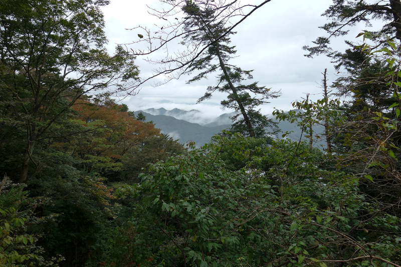 Japan-Tokyo-Hiking-Mount Takao - Its mountains in every direction. I dont really see any towns or cities on the horizon except for Tokyo. Which if you ask me is the way countries shou